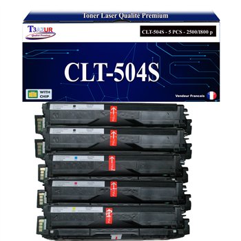 Lot de 4 Toners compatibles Samsung CLP415/ CLX4195