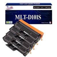 Lot de 4 Toners compatibles avec Samsung ML2160/ SCX3405 (MLT-D101S/SU696A) - 1 500 pages