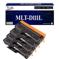 Lot de 4 Toners compatibles avec Samsung MLT-D111L/MLT-D111S (SU799A/SU810A) - 1 800 pages