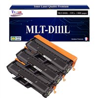 Lot de 3 Toners compatibles avec Samsung MLT-D111L/MLT-D111S (SU799A/SU810A) - 1 800 pages