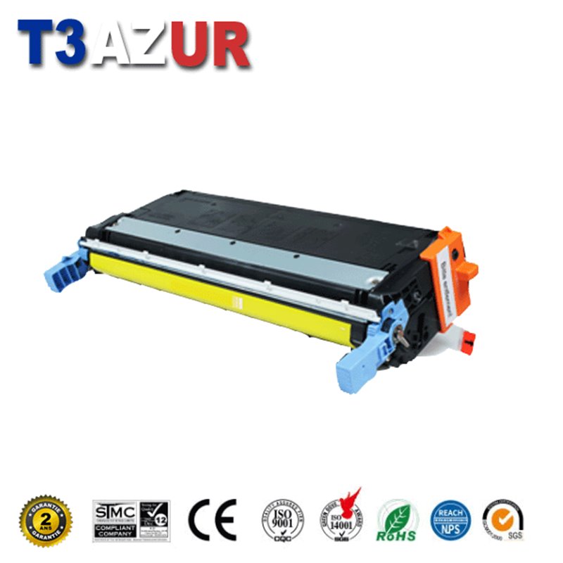 Toner compatible HP C9732A (645A)/ Canon EP86 - Jaune -11 000 pages