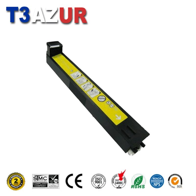 Toner compatible HP CB382A (824A) - Jaune- 21 000 pages