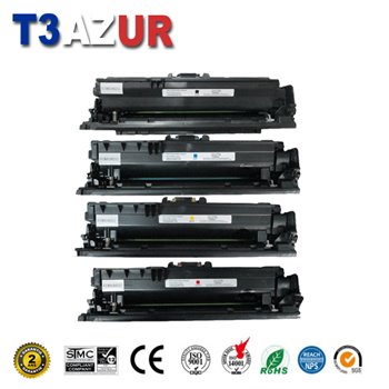 Toner compatible HP CE250X/CE250A (504X/504A)/Canon 723H/732H- Noire - 10 500 pages