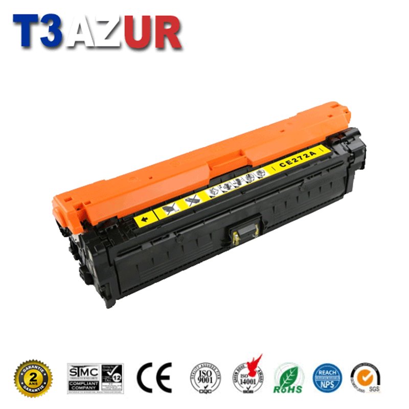 Toner compatible HP CE272A (650A) - Jaune- 15 000 pages