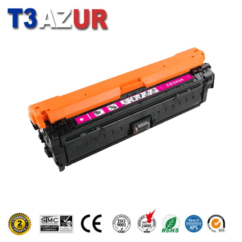 Toner compatible HP CE343A (651A)- Magenta - 16 000 pages