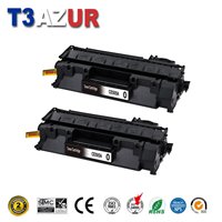 Lot de 2 Toners compatibles HP CE505A/CF280A (05A/80A) - 2 300 pages