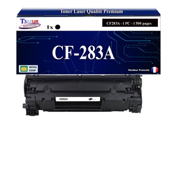 Toner compatible HP CF283A (83A) - 1 500 pages