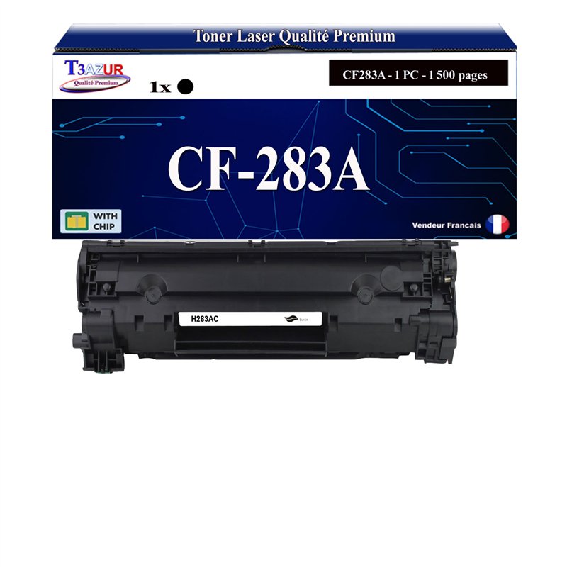 Toner compatible HP CF283A (83A) - 1 500 pages Toner compatible HP CF283A (83A) - 1 500 pages