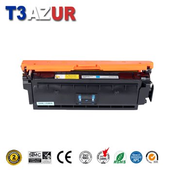 Toner compatible HP CF361X (508X) - Cyan - 9 500 pages