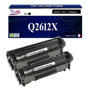 Toner compatible HP Q2612X (12X)- 2 500 pages