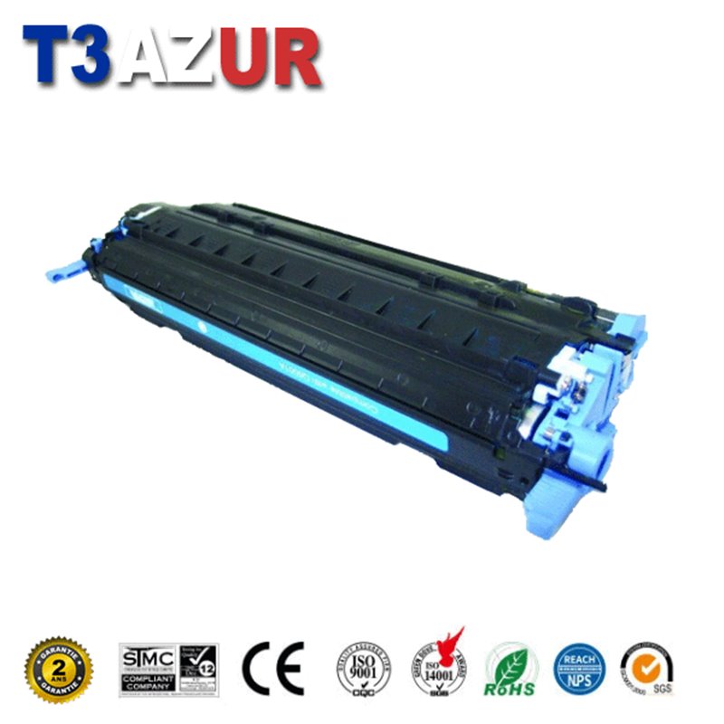 Toner compatible HP Q6001A (124A) / Canon 707 (9424A004) - Cyan - 2 000 pages