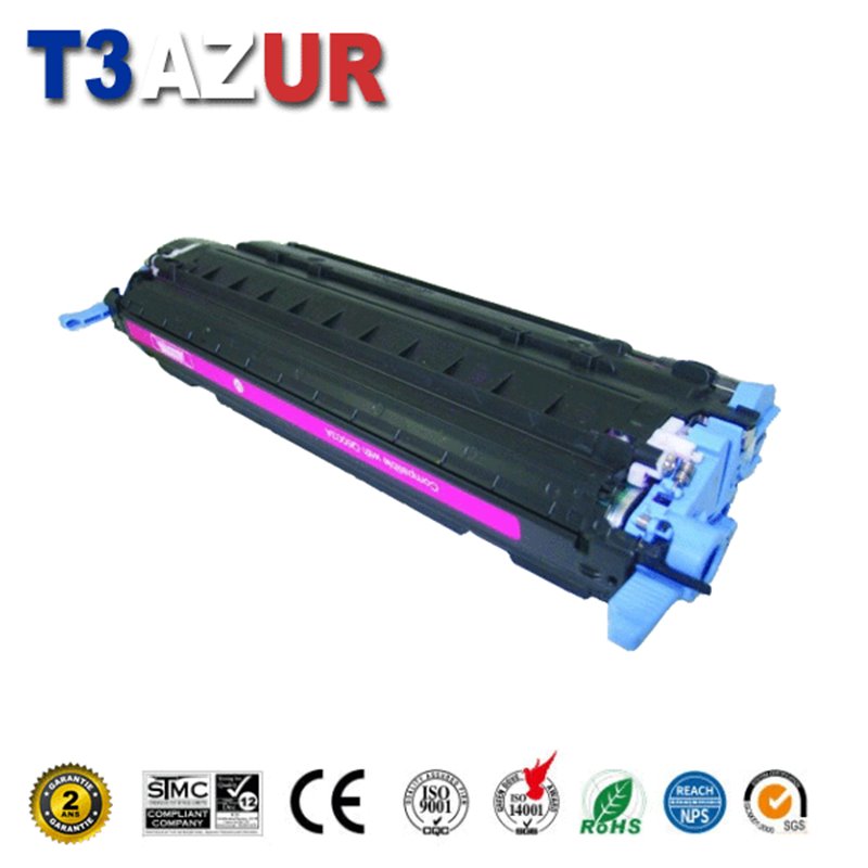 Toner compatible HP Q6002A (124A) / Canon 707 (9424A004) - Jaune - 2 000 pages