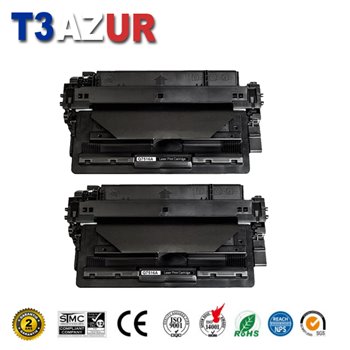 Lot de 2 Toners compatibles HP Q7516A (16A) -12 000 pages