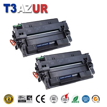 Lot de 2 Toners compatibles HP Q7551A (51A) -6 500 pages