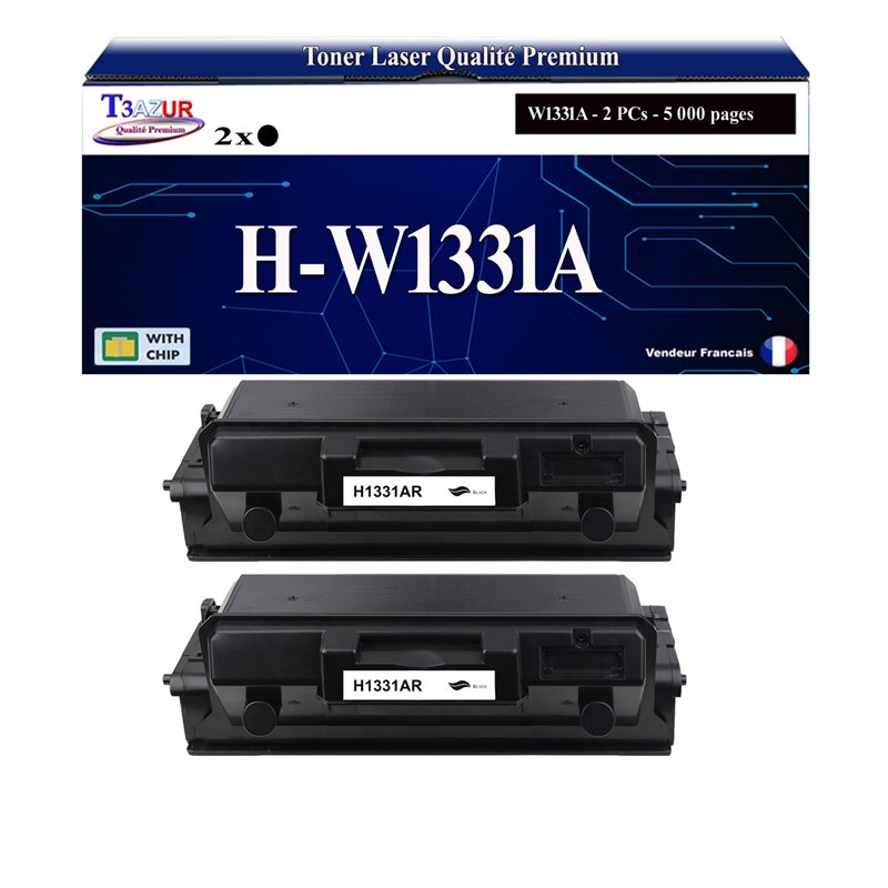 Lot de 2 Toners compatibles HP 331A (W1331A) -5 000 pages