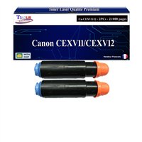 Lot de 2 Toners compatibles Canon CEXV11/CEXV12 (9629A002/9634A002)- 21 000 pages