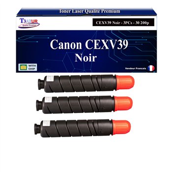 3x Toners compatibles Canon C-EXV39 (4792B002)- 30 200 pages