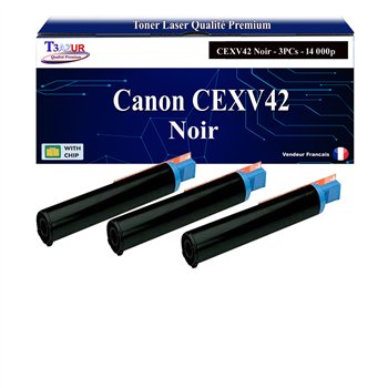 3x Toners compatibles Canon C-EXV42 (6908B002) - 14 000 pages