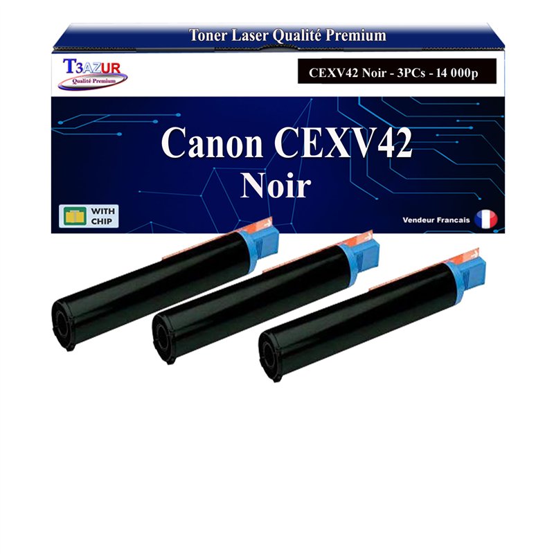 3x Toners compatibles Canon C-EXV42 (6908B002) - 14 000 pages