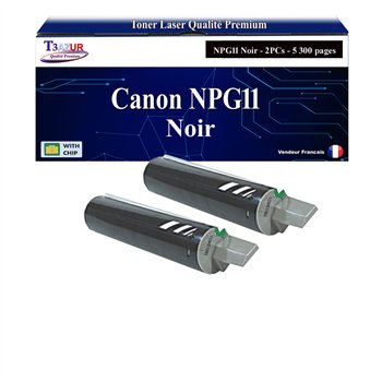 Lot de 2 Toners compatibles avec Canon NPG11 (1382A002) - 5 300 pages