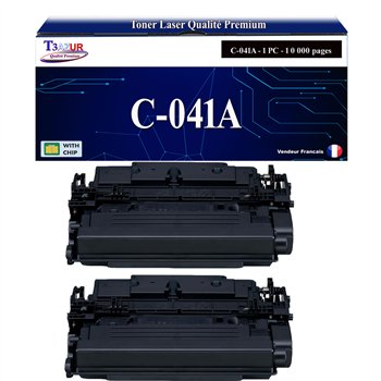 2x Toners compatibles avec Canon 041 (0452C002) - 10 000 pages