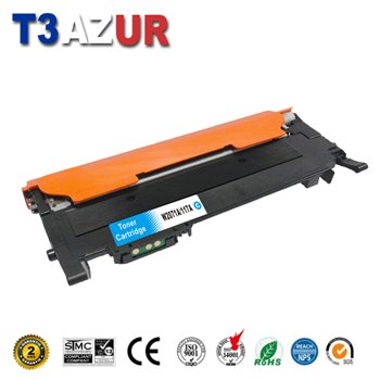 Toner compatible HP W2071A (117A) Cyan - 700 pages (avec puce)