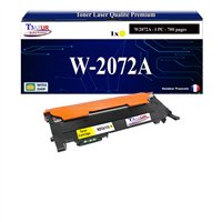 Toner compatible HP W2072A (117A) Jaune - 700 pages (avec puce)