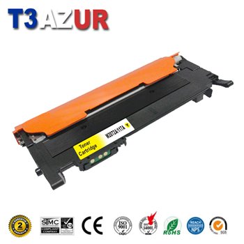 Toner compatible HP W2072A (117A) Jaune - 700 pages (avec puce)