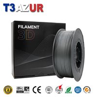 Filament d'imprimante PLA 3D - Diamètre 1.75mm - Bobine 1kg - Couleur Argent