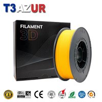 Filament d'imprimante PLA 3D - Diamètre 1.75mm - Bobine 1kg - Couleur Jaune