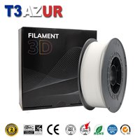 Filament d'imprimante PLA 3D - Diamètre 1.75mm - Bobine 1kg - Couleur Blanche