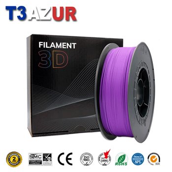 Filament PLA 3D - Diamètre 1.75mm - Bobine 1kg - Couleur Violet