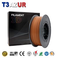 Filament d'imprimante PLA 3D - Diamètre 1.75mm - Bobine 1kg - Couleur Marron