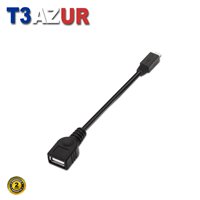 Aisens Câble USB 2.0 OTG - Type Micro B Mâle-A Femelle - 15cm - Couleur Noir