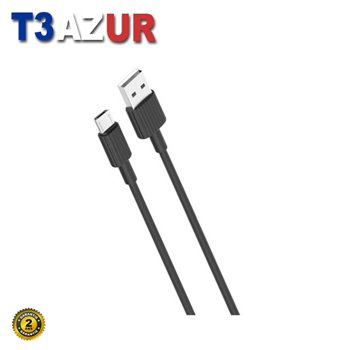 Câble XO NB156 USB-A Mâle vers MicroUSB 2.4A - Recharge + Transmission de Données Haut Débit - Longueur 1m