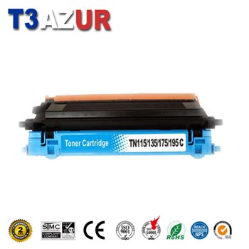 Toner compatible Brother TN130/ TN135 - Cyan - 4 000 pages