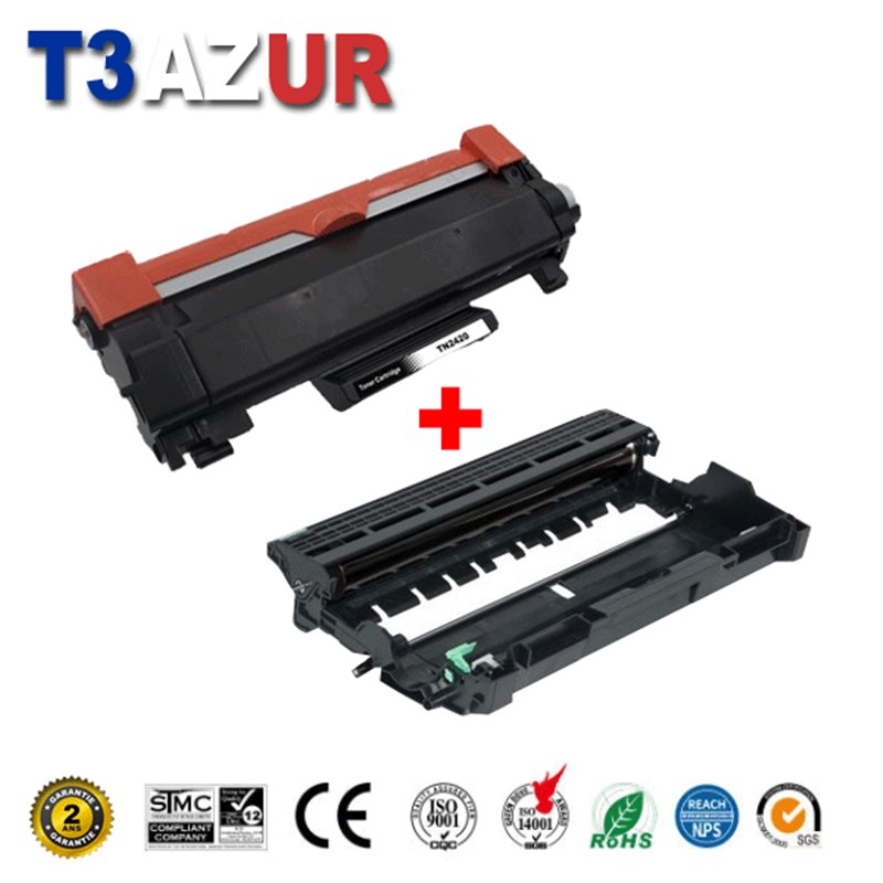 Toner+Tambour compatible Brother TN2420/ TN2410/ DR2400