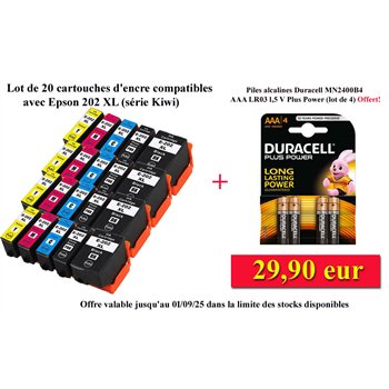 Lot de 10 Cartouches compatibles EPSON 202XL