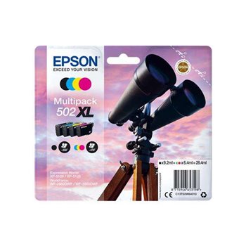 Lot de 4 Cartouche compatible Epson T02V6 (502 XL)