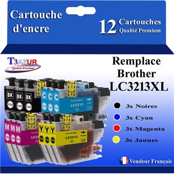 Lot de 8 Cartouches compatibles Brother LC3213 / LC3211XL