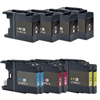 Lot de 10 Cartouche compatible Brother LC1240 / LC1280XL