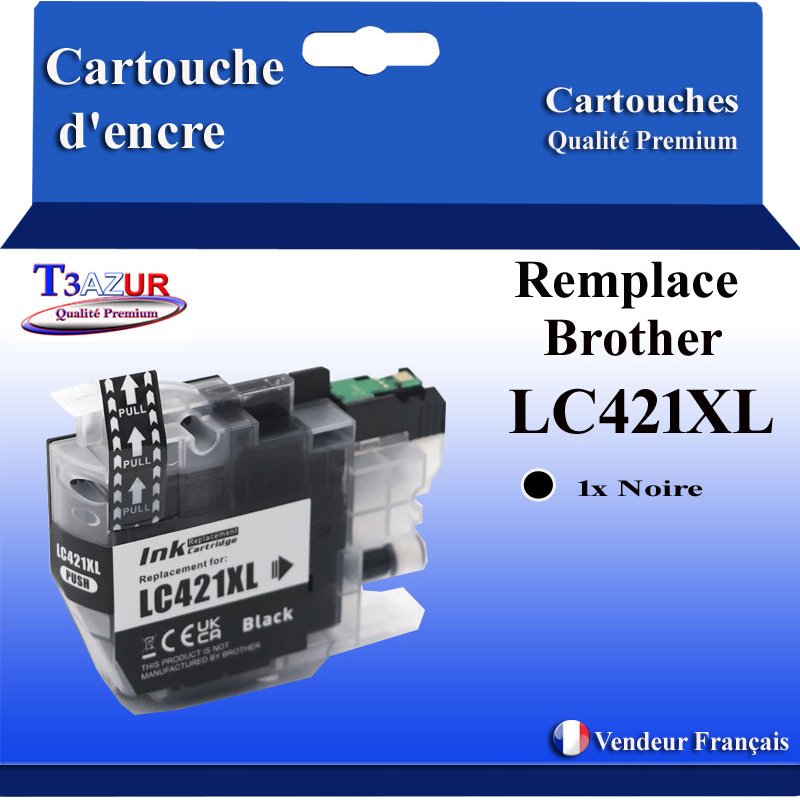 Cartouche compatible Brother LC421XL (LC421XLBK) Noire