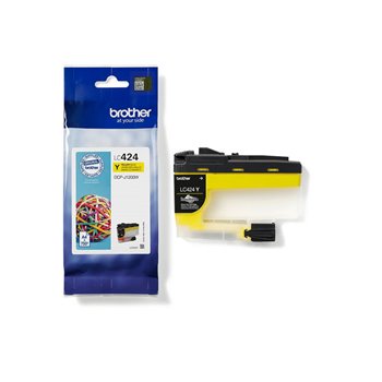 Cartouche compatible Brother LC424 (LC424Y) Jaune