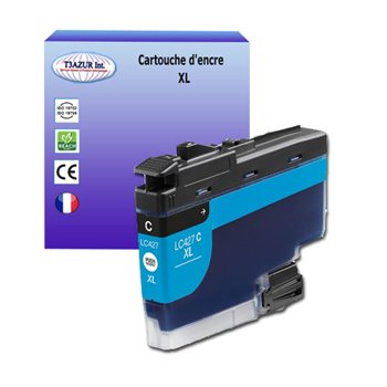 Cartouche compatible Brother LC427XL (LC427XLC) Cyan