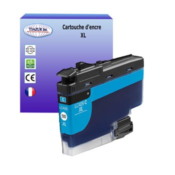 Cartouche compatible Brother LC426XL (LC426XLC) Cyan