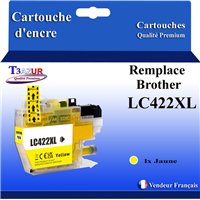 Cartouche compatible Brother LC422XL (LC422XLY) Jaune