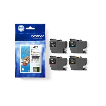 Lot de 4 Cartouches compatibles Brother LC421XL