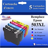 Lot de 5 cartouches compatibles Epson 503XL