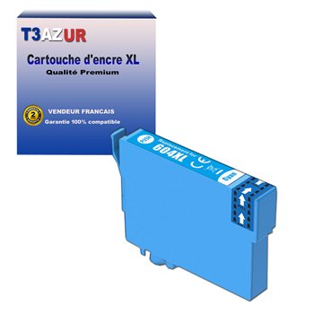 Cartouche compatible Epson 604XL (C13T10H24010/C13T10G24010)- Cyan