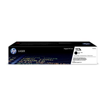 Cartouche de toner noir d'origine HP W2070A - 117A